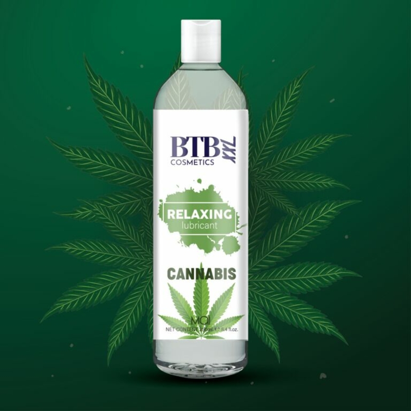 Смазка на гибридной основе BTB Relaxing Lubricant Cannabis (250 мл), фото №4