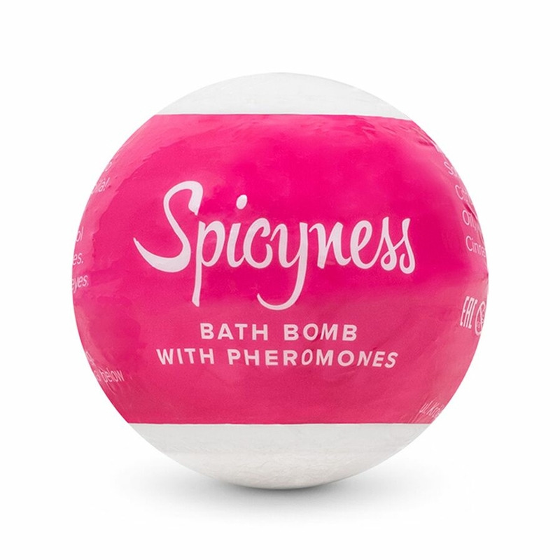 Бомбочка для ванны с феромонами Obsessive Bath bomb with pheromones Spicy (100 г)