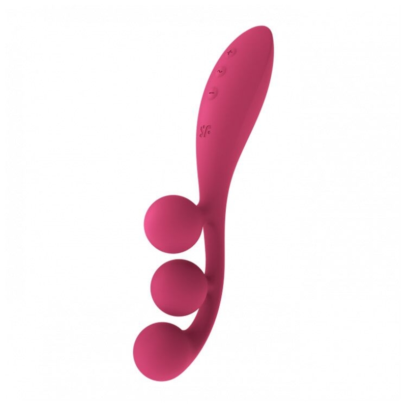 Универсальный вибратор Satisfyer Tri Ball 1, 3 мотора, гнется, numer zdjęcia 2