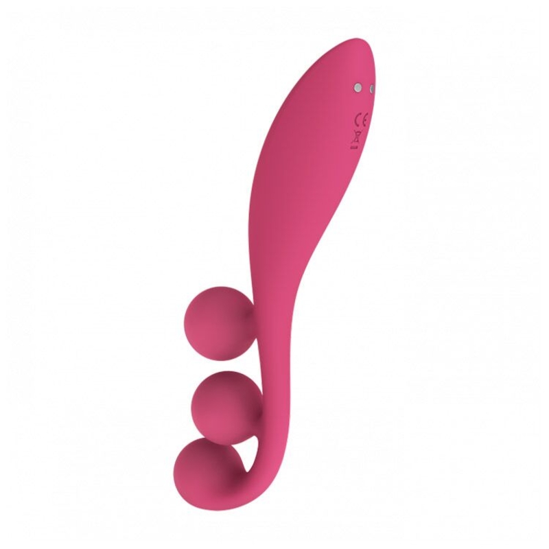 Универсальный вибратор Satisfyer Tri Ball 1, 3 мотора, гнется, photo number 3