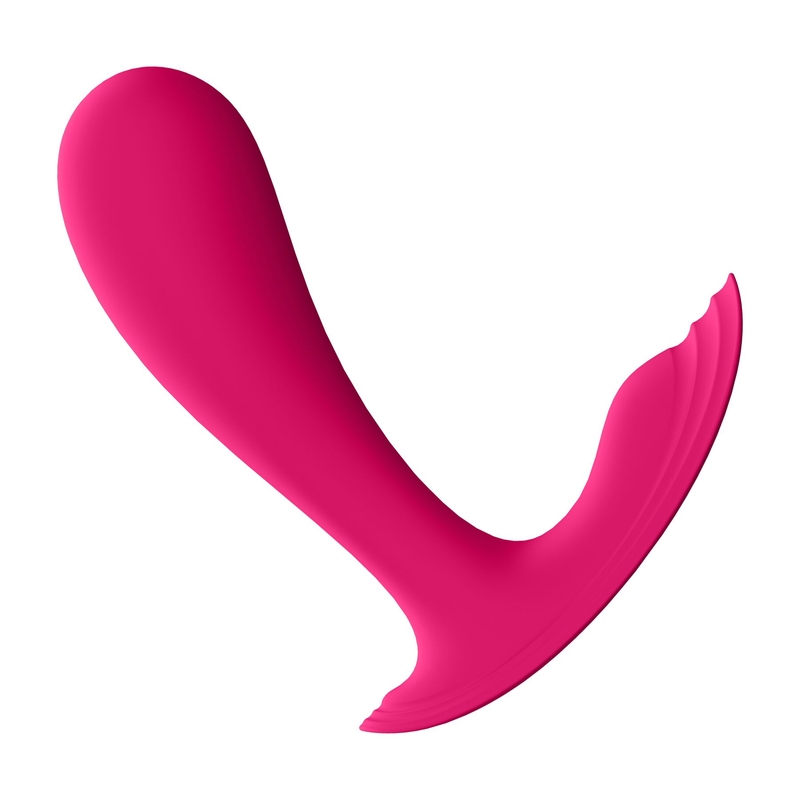 Смарт-вибратор в трусики Satisfyer Top Secret Pink вагинально-клиторальный, 2 мотора, numer zdjęcia 4