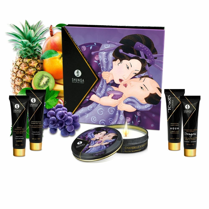 Подарочный набор Shunga Geishas Secrets – Exotic Fruits для шикарной ночи вдвоем, numer zdjęcia 11