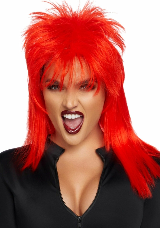 Парик рок-звезды Leg Avenue Unisex rockstar wig Red, унисекс, 53 см, photo number 2