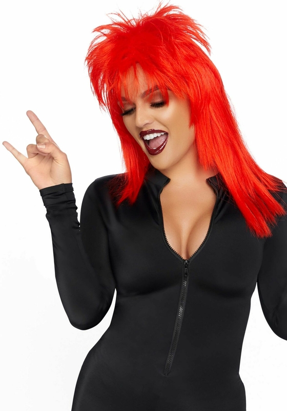 Парик рок-звезды Leg Avenue Unisex rockstar wig Red, унисекс, 53 см, photo number 4