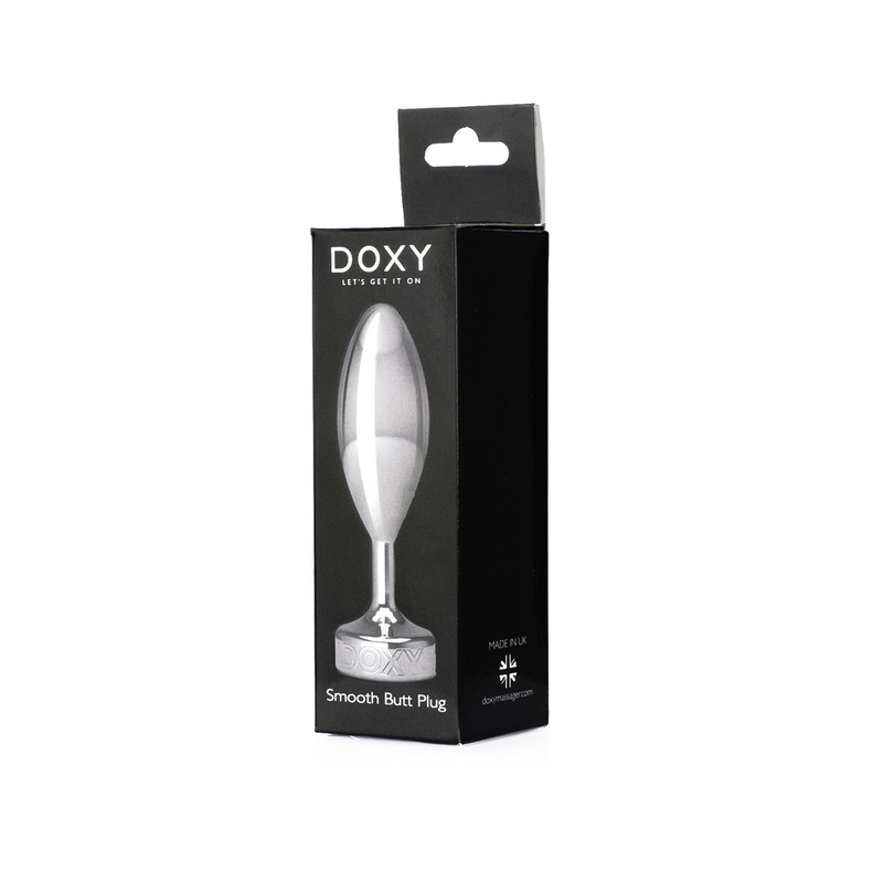 Металлическая анальная пробка DOXY Butt Plug SMOOTH, гладкая, диаметр 3,3 см, фото №6