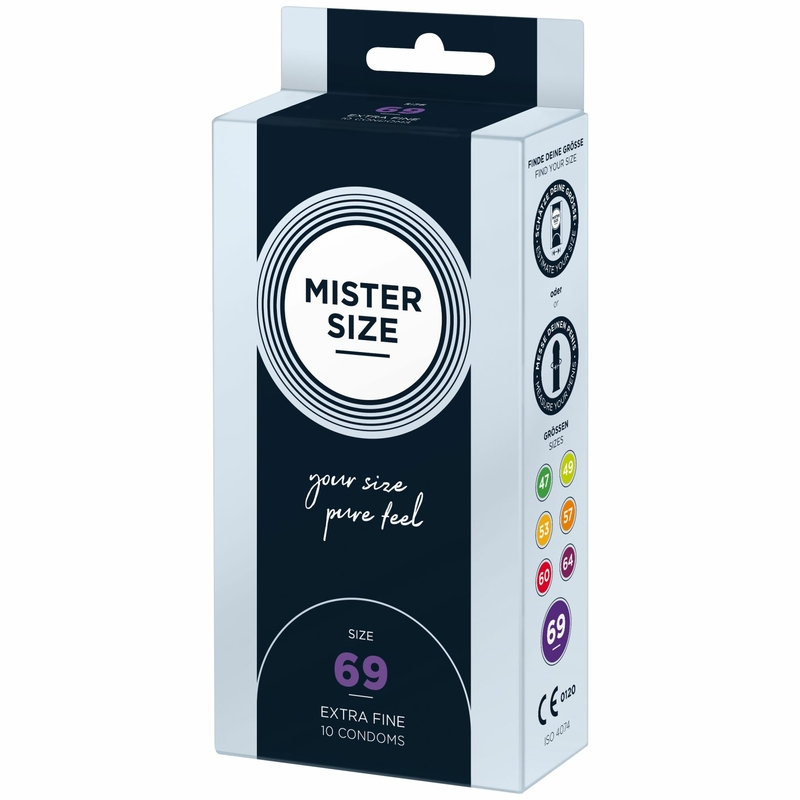 Презервативы Mister Size - pure feel - 69 (10 condoms), толщина 0,05 мм, фото №3