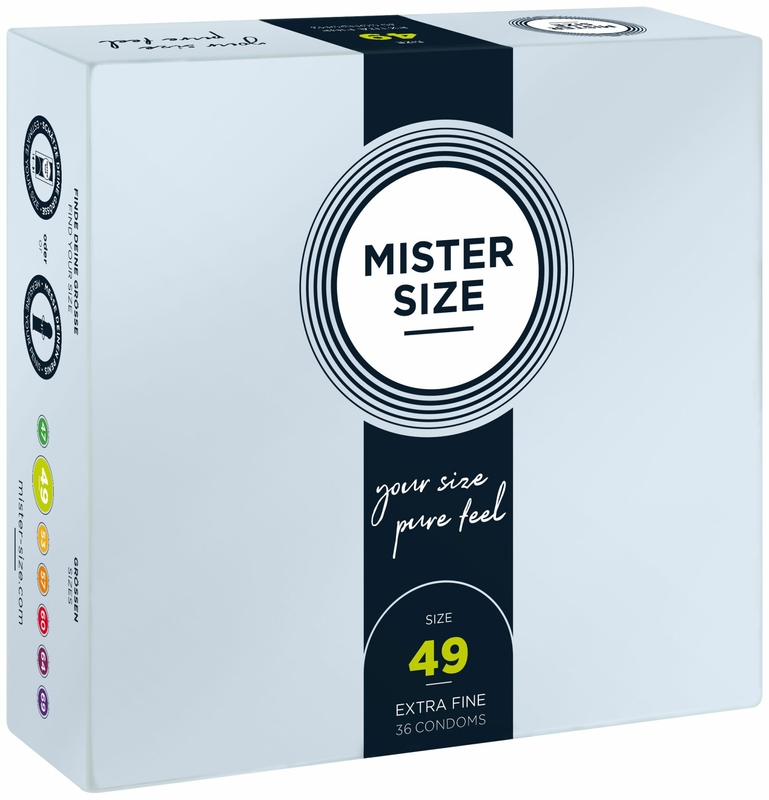 Презервативы Mister Size - pure feel - 49 (36 condoms), толщина 0,05 мм, фото №2