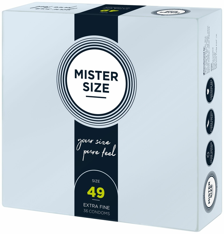 Презервативы Mister Size - pure feel - 49 (36 condoms), толщина 0,05 мм, numer zdjęcia 3