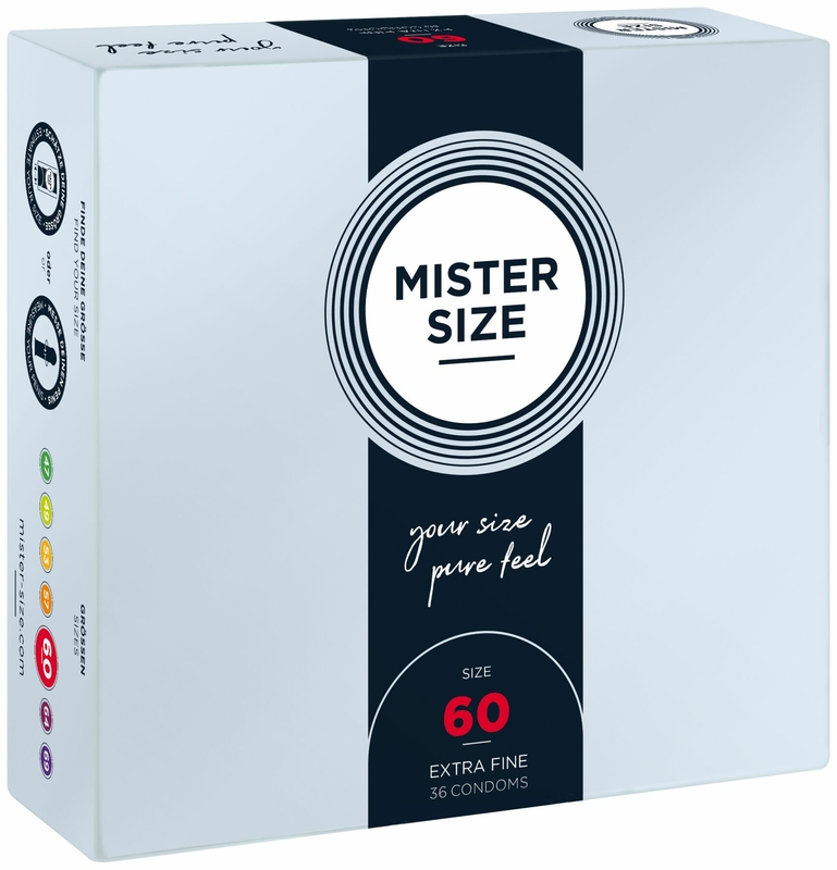 Презервативы Mister Size - pure feel - 60 (36 condoms), толщина 0,05 мм, numer zdjęcia 2