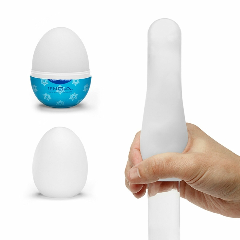 Мастурбатор-яйцо Tenga Egg Snow Crystal с охлаждающим лубрикантом, photo number 4