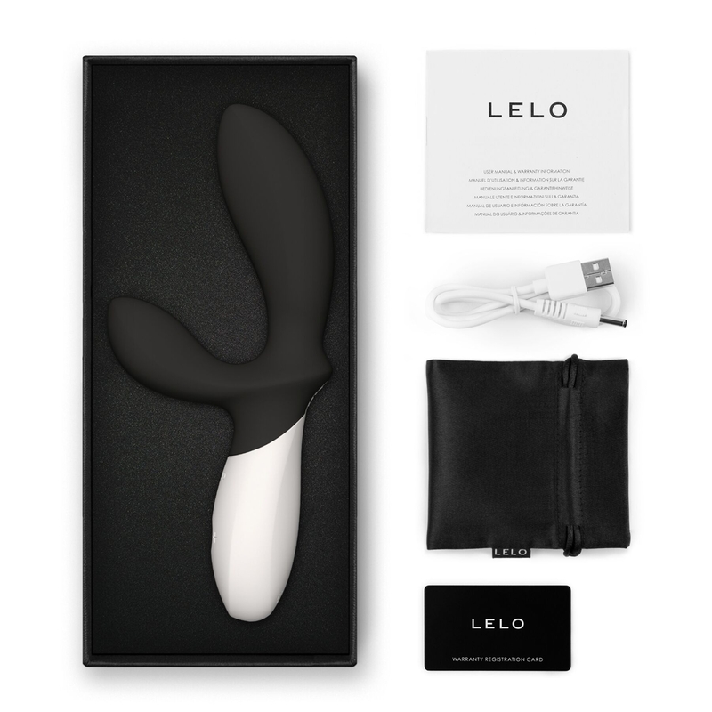 Массажер простаты LELO Loki Wave 2 Black, 2 мотора, манящее движение + вибрация, photo number 4