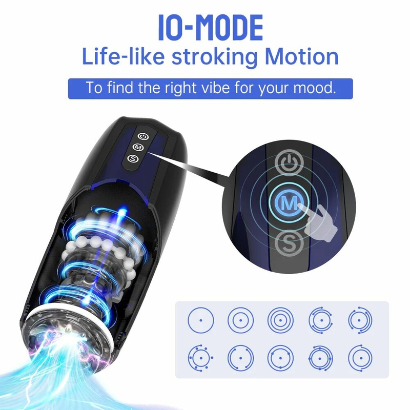 Интерактивный смарт мастурбатор Magic Motion Xone, имитация фрикций, 10 режимов, турбо-кнопка, photo number 5