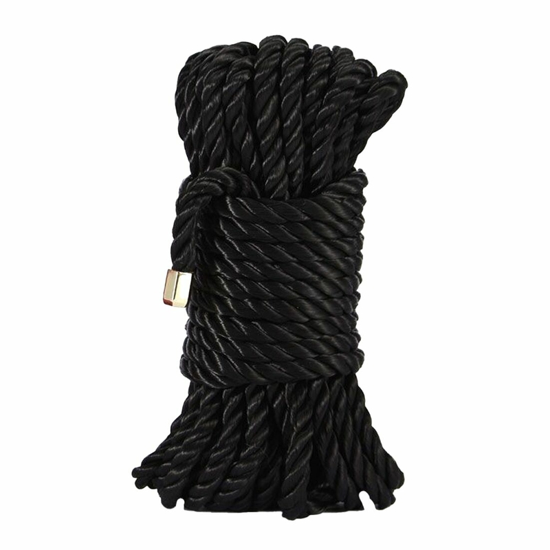 Роскошная веревка для Шибари Zalo Bondage Rope Black, фото №2