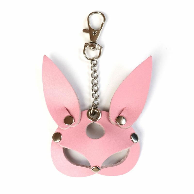 Брелок на карабине для ключей Art of Sex Bunny, Розовый, фото №2