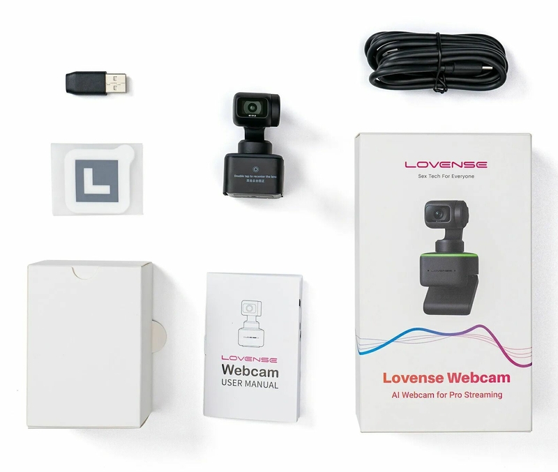 4К веб-камера с искусственным интеллектом Lovense WebCam, для стрима, активация чаевыми, фото №7
