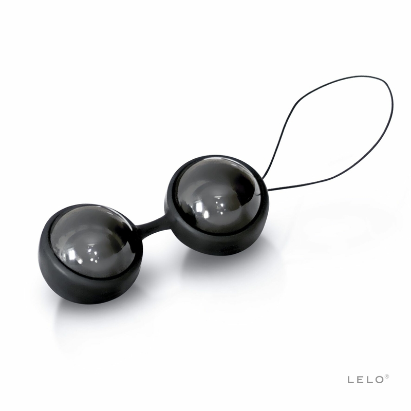 Вагинальные шарики LELO Luna Beads Noir Black, смещенный центр тяжести, диаметр 2,9 см, 2х37 г, фото №2