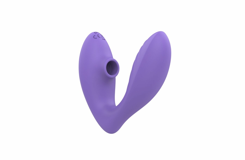Вакуумный вибратор Romp Reverb Lilac, вагинально-клиторальный, фото №3