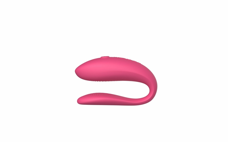 Смарт-вибратор для пар We-Vibe Sync Lite Pink, 10 виброрежимов, можно совмещать с проникающим сексом, photo number 3