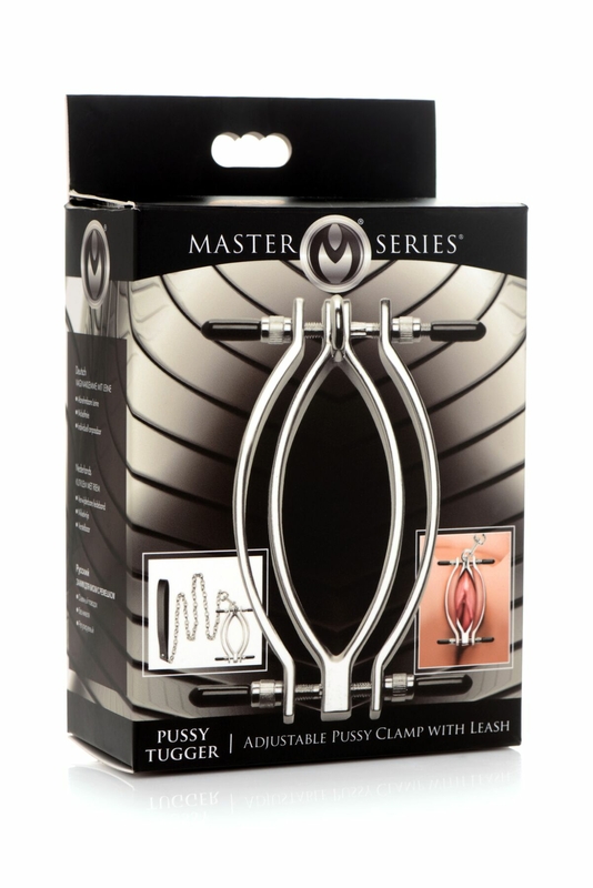 Зажим для половых губ Master Series: Pussy Tugger Adjustable Vagina Clamp with Chain, фото №10