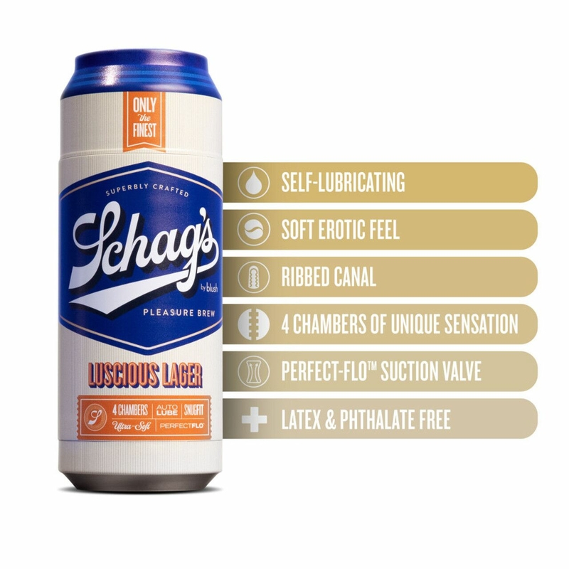 Мастурбатор Schag’s by Blush - Luscious Lager Masturbator - Frosted, фото №4