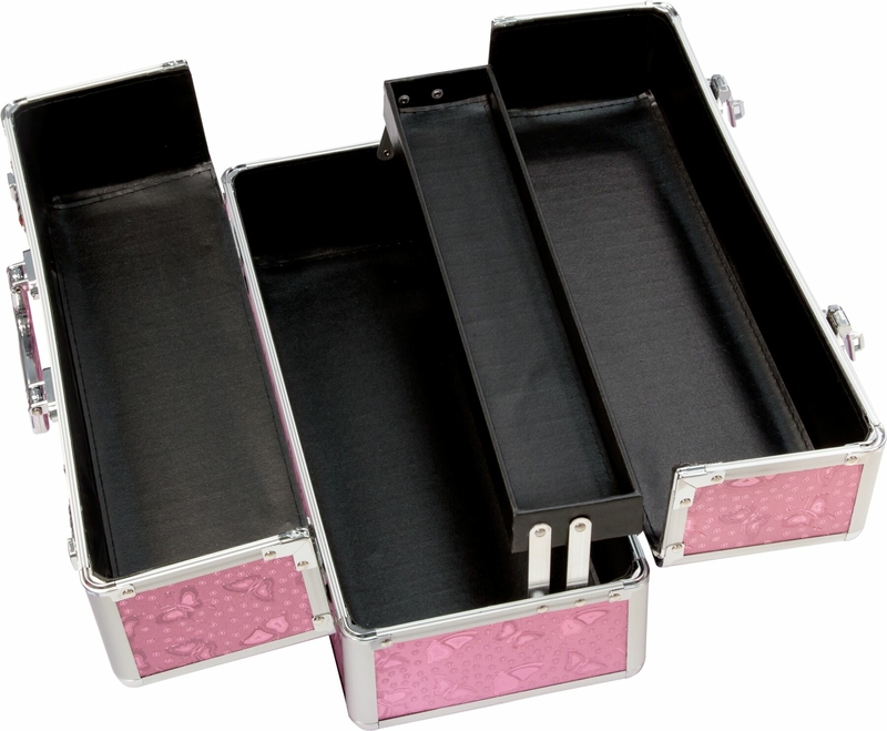 Большой кейс для хранения секс-игрушек BMS Factory Large Lokable Vibrator Case Pink, кодовый замок, фото №6