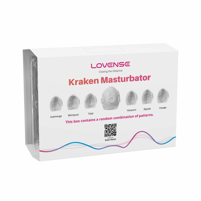 Набор мастурбаторов-яиц Lovense Kraken masturbator egg box, 6 штук, разная текстура, numer zdjęcia 2