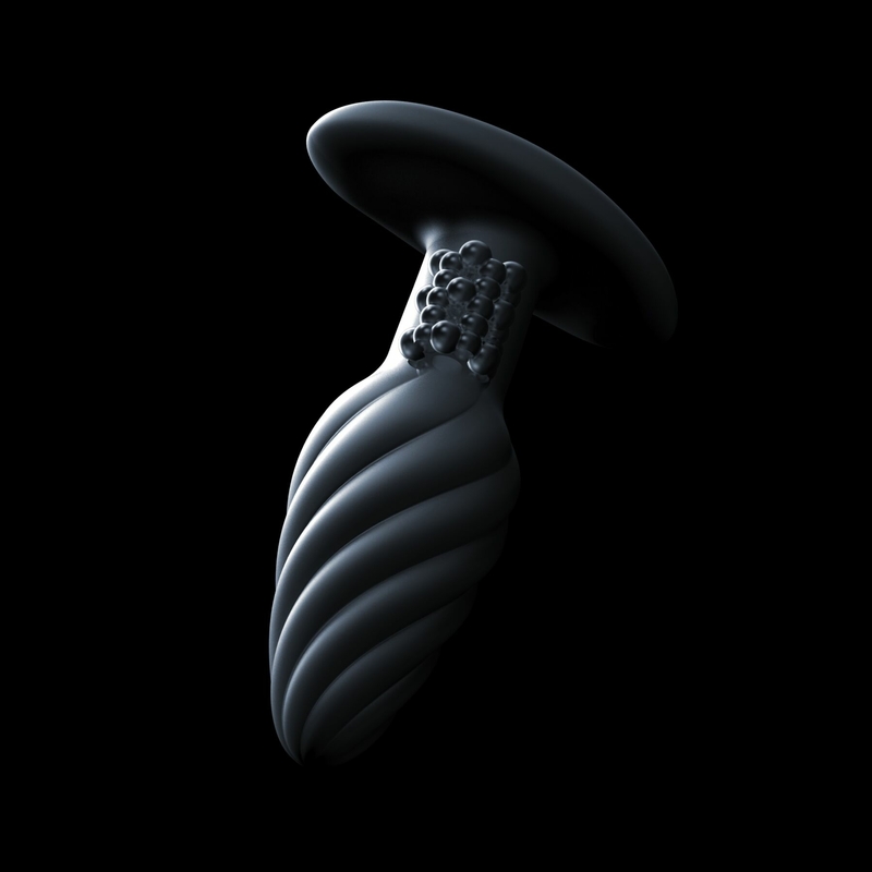 Анальная пробка с вибрацией и жемчужным массажем Dorcel Spin Plug, макс. диам. 3,8 см, пульт ДУ, фото №8