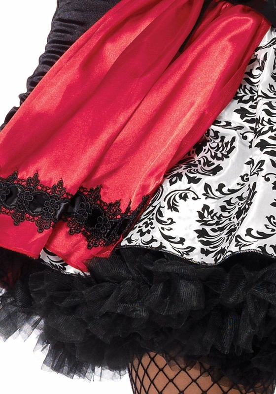 Эротический костюм Красной шапочки Leg Avenue Gothic Red Riding Hood S, платье, накидка, фото №6