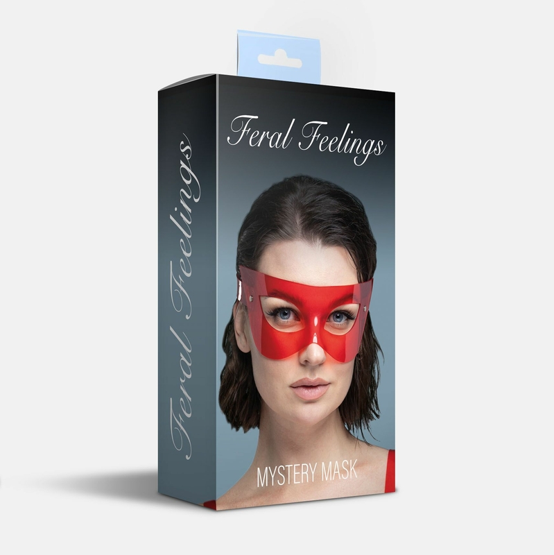 Маска Feral Feelings - Mystery Mask Red Trannsparent, numer zdjęcia 3