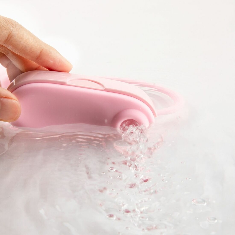 Вакуумный клиторальный стимулятор Otouch Louis Vibrate Pink с виброяйцом, в кейсе, фото №9