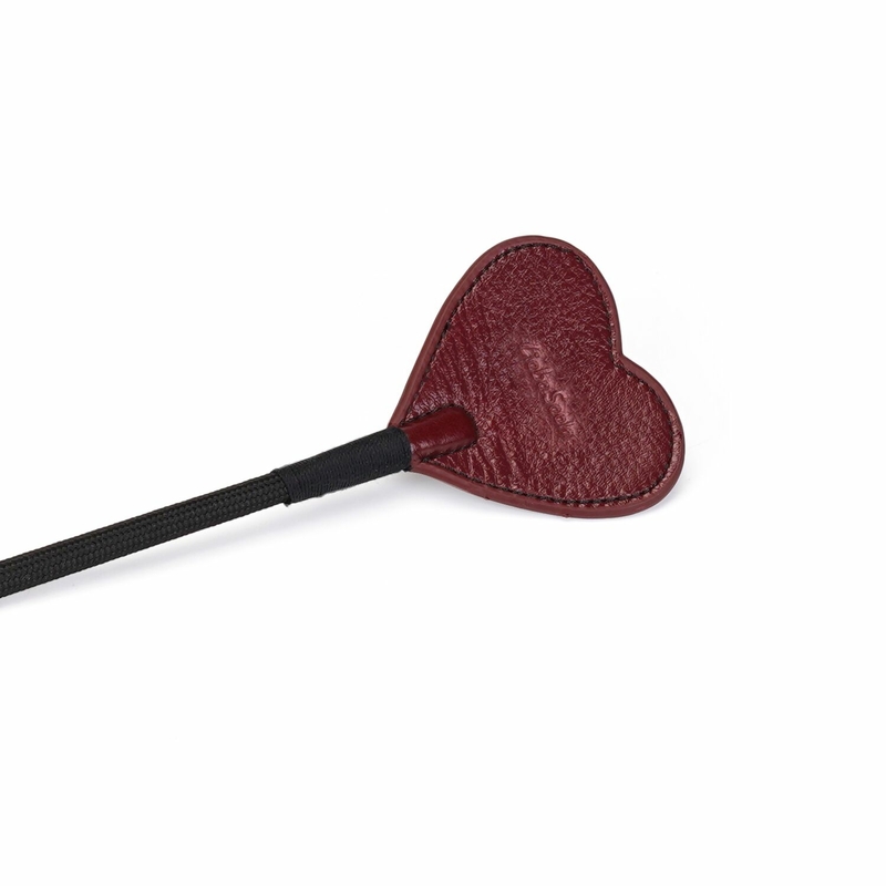 Шлепалка Liebe Seele Wine Red Riding Crop with Heart-Shape Tip, photo number 5