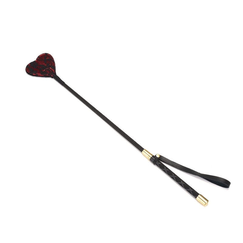 Шлепалка-сердечко Liebe Seele Victorian Garden Riding Crop, двусторонняя, фото №2