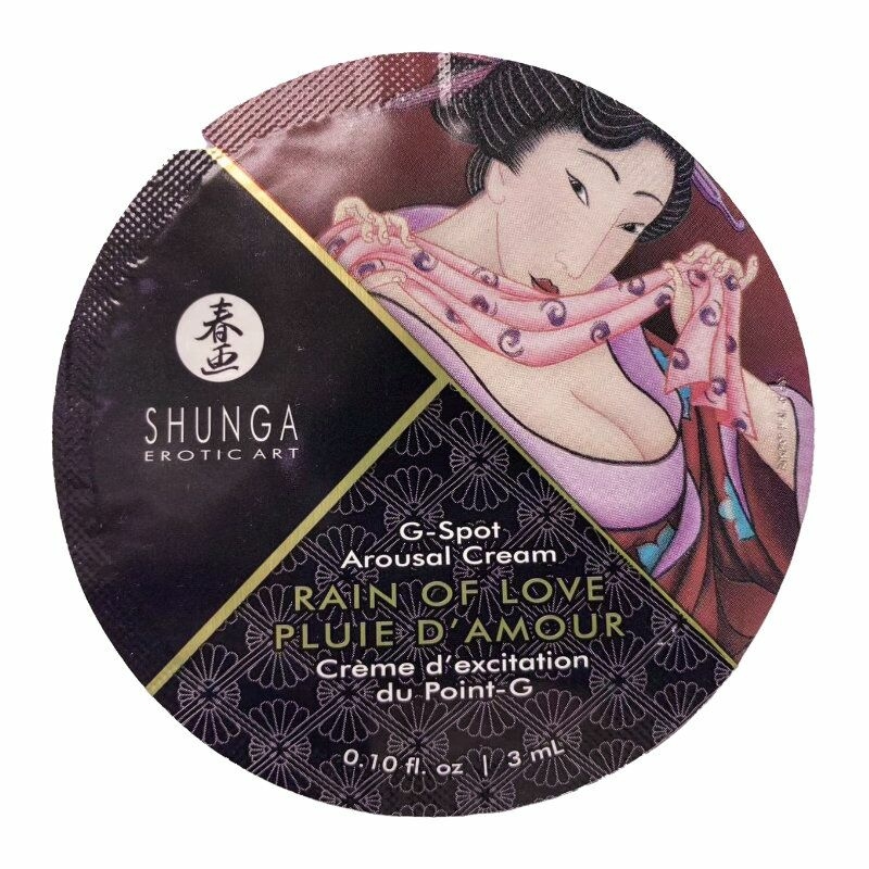 Пробник крема для стимуляции точки G Shunga RAIN OF LOVE (3 мл), фото №2