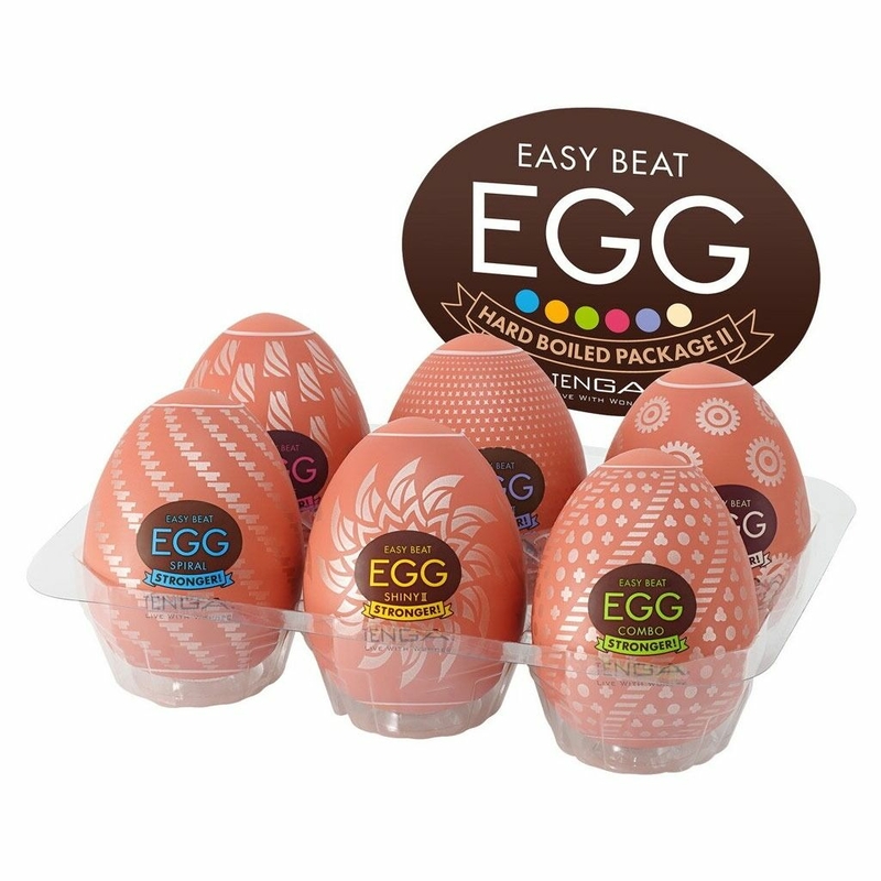 Набор мастурбаторов-яиц Tenga Egg Hard Boilded II Pack (6 яиц), фото №2