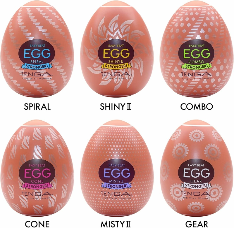 Набор мастурбаторов-яиц Tenga Egg Hard Boilded II Pack (6 яиц), numer zdjęcia 3