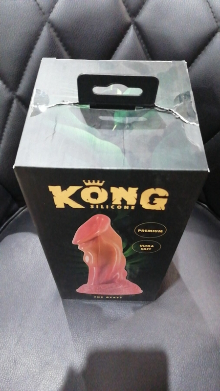 Фэнтезийный фаллоимитатор Kong Silicone The Beast (мятая упаковка!!!), фото №3