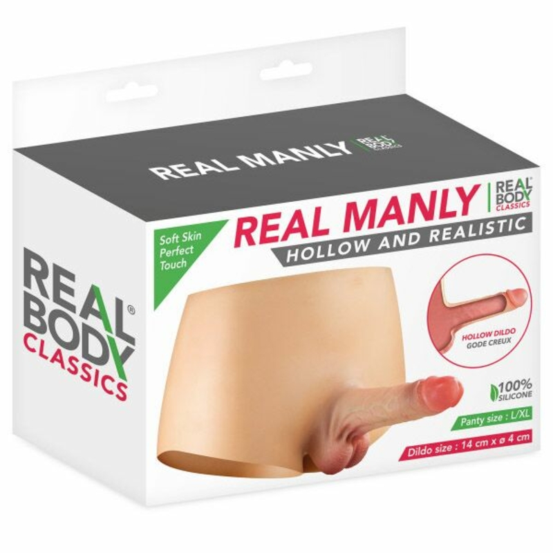 Страпон Real Body — Real Manly hollow and realistic L/XL, numer zdjęcia 6
